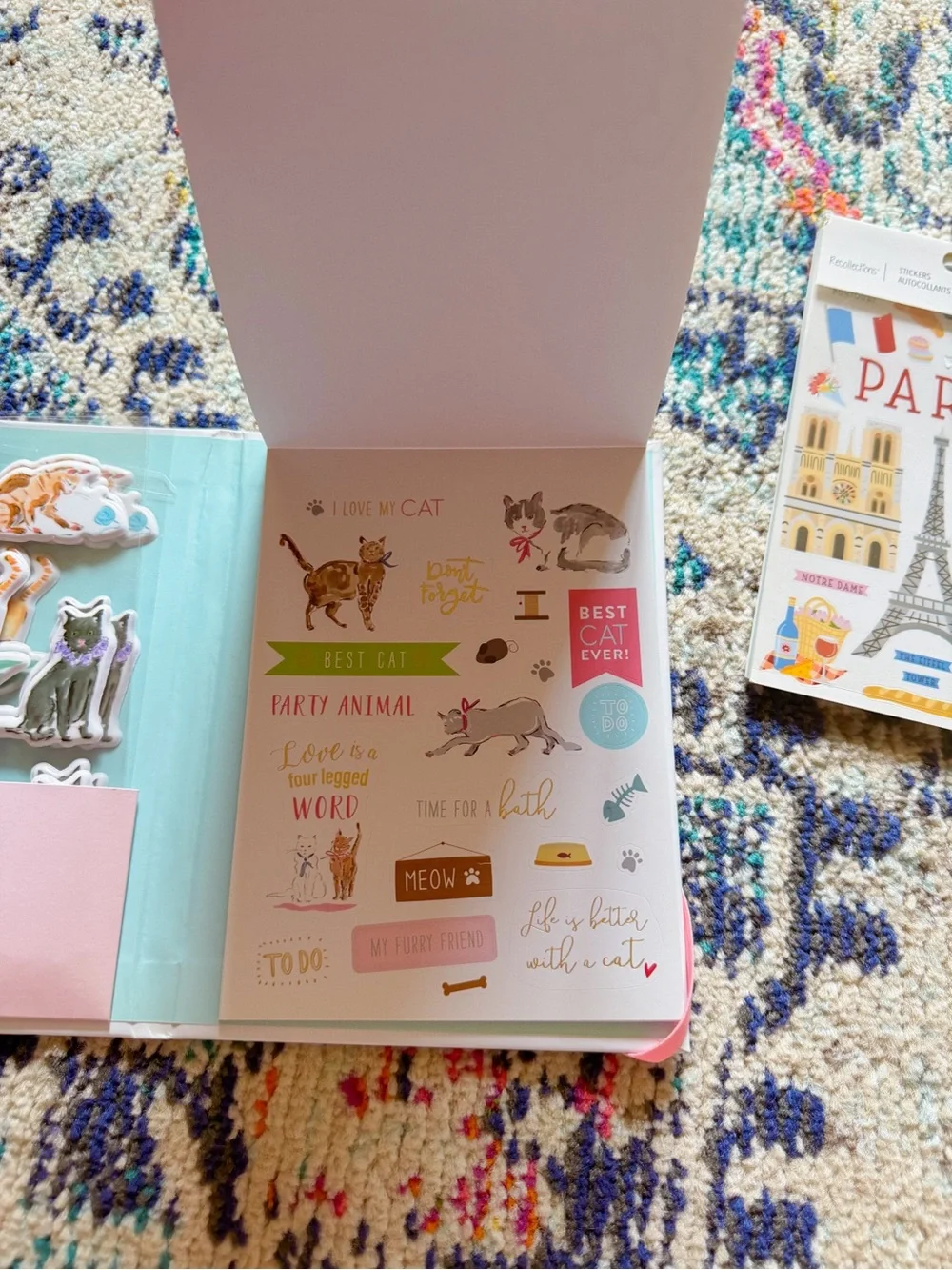 The Oui Oui Bundle – Stickers Highlighters Cat & Paris Theme